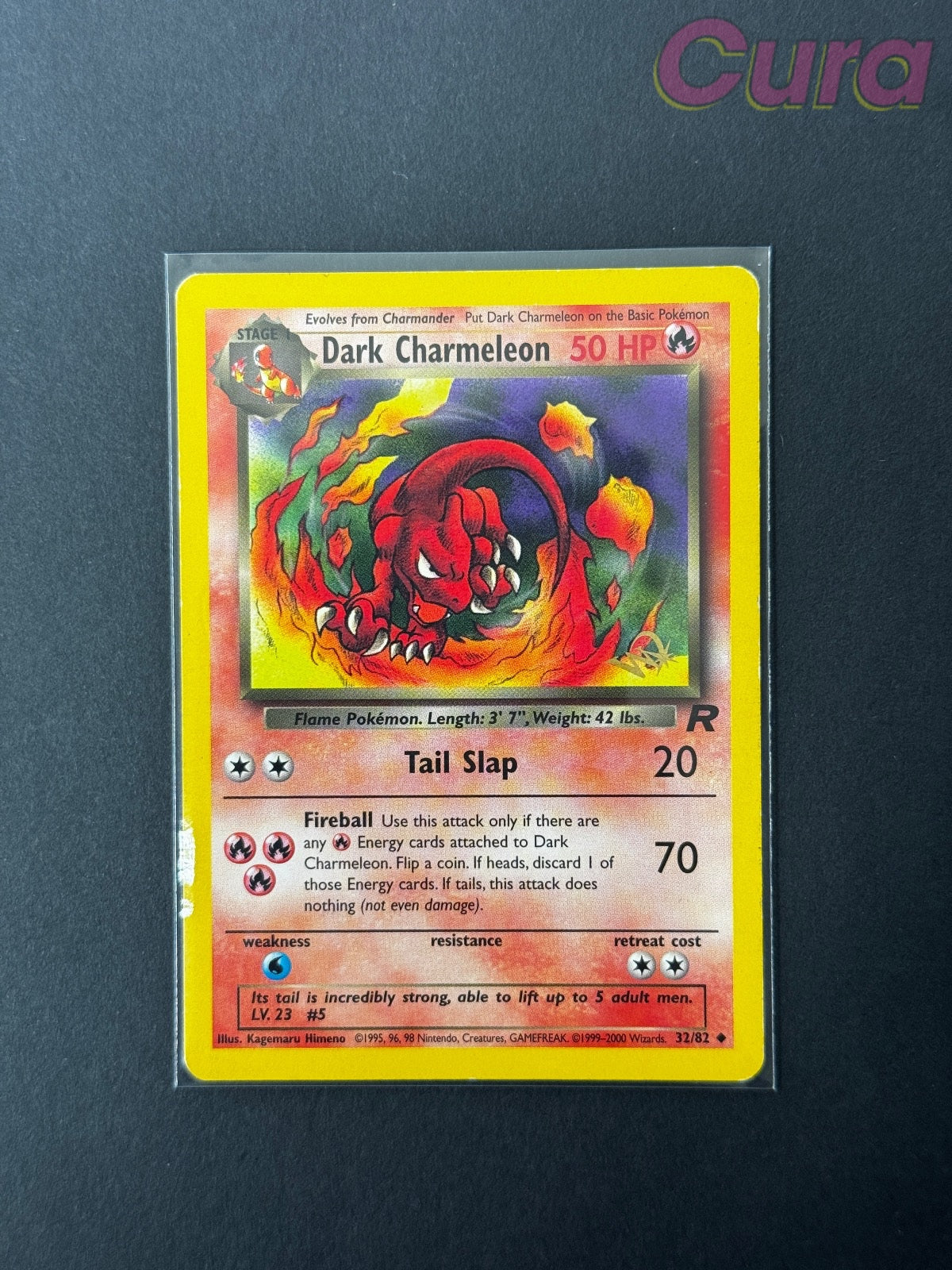 32 Dark Charmeleon Unlimited - Uncommon - Team Rocket LP