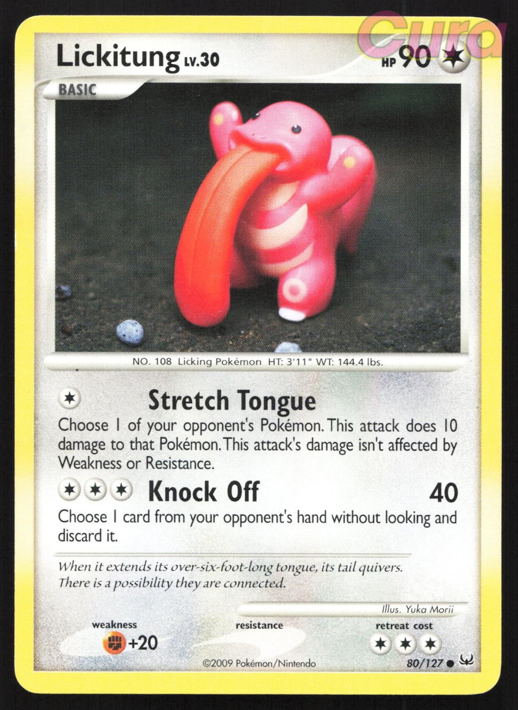 80/127 Lickitung - Common - Platinum NM