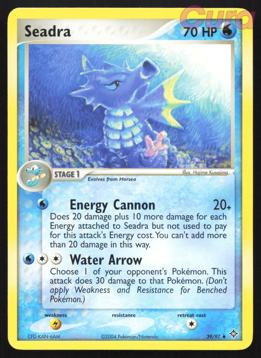 39/97 Seadra - Uncommon - Dragon NM