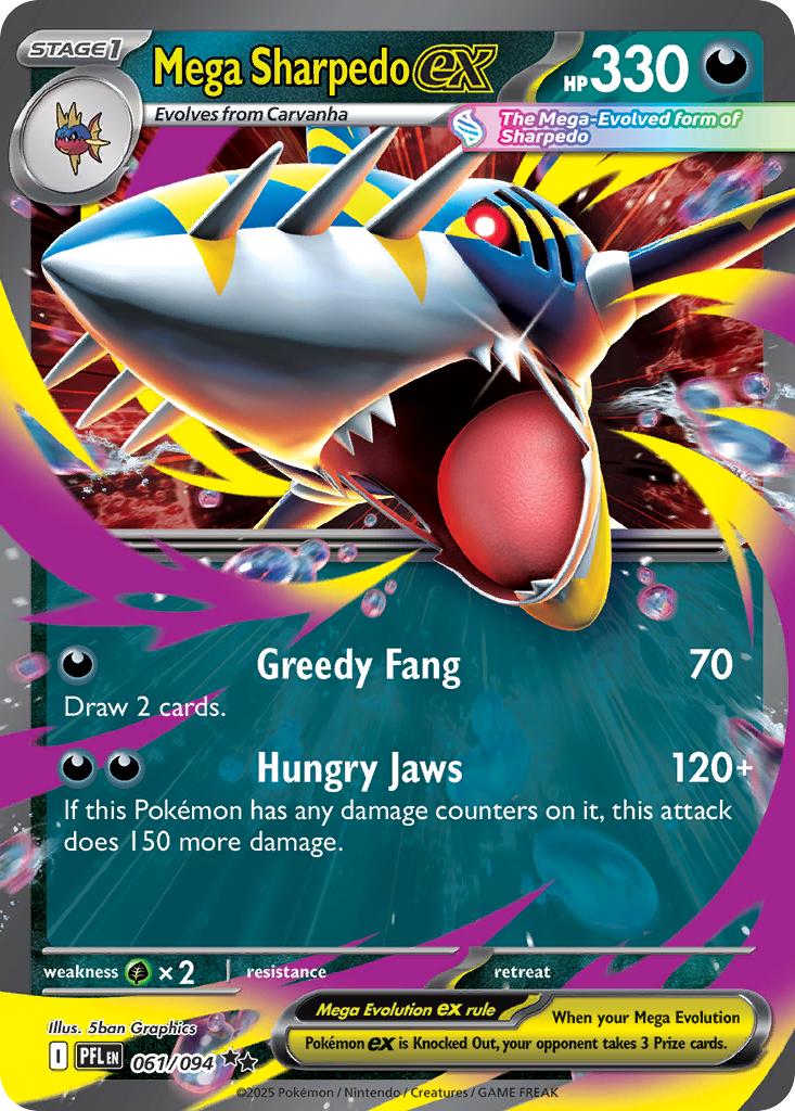 Mega Sharpedo ex