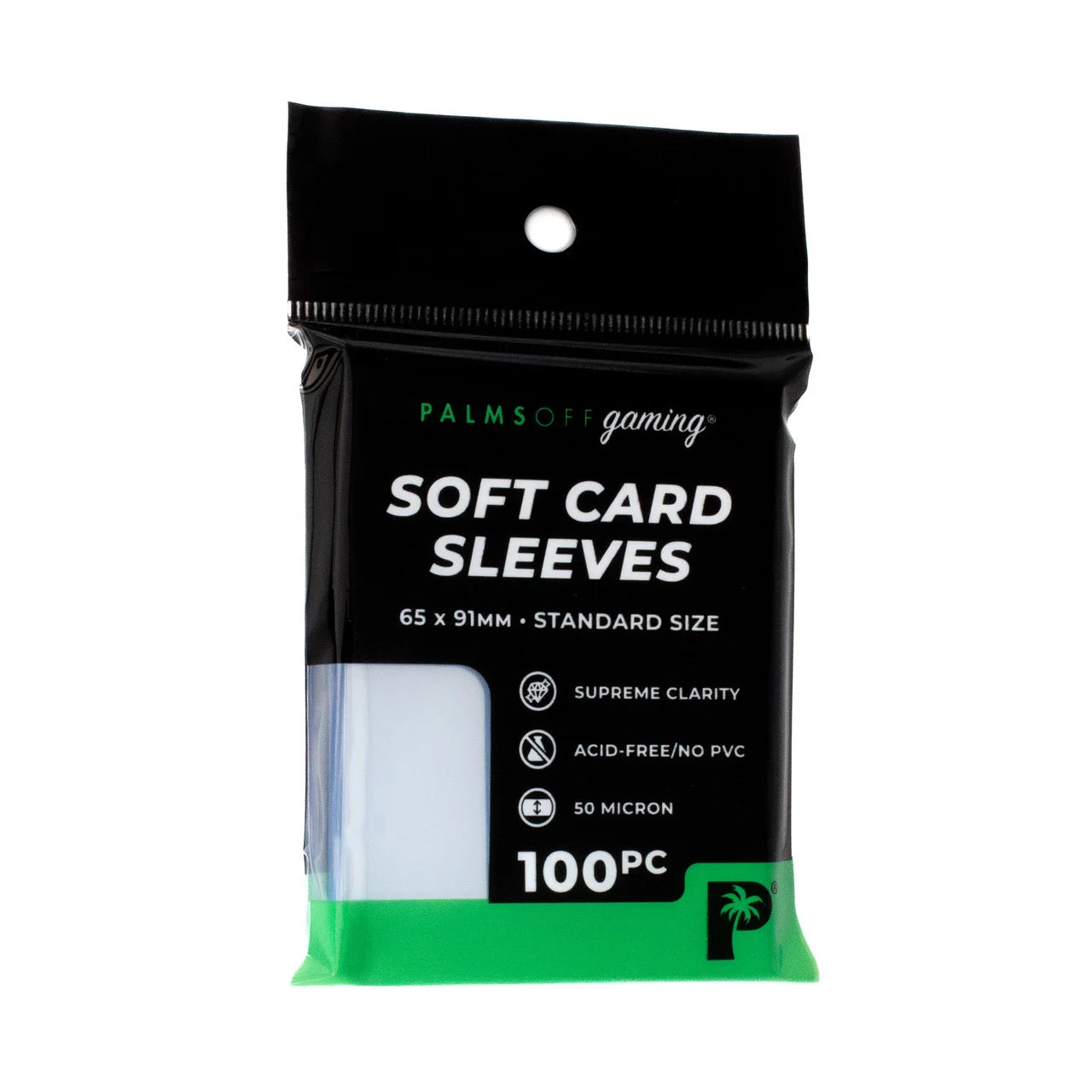 Soft ‘Penny’ Card Sleeves – 100pc (Regular Size) – Palms Off Gaming